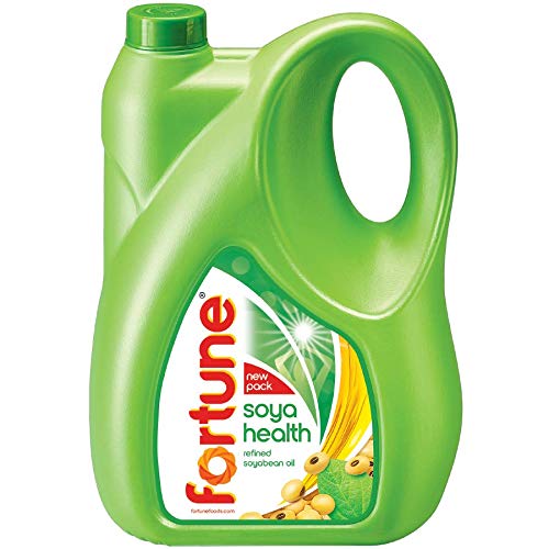 Fortune Soya Health Refined Soyabean Oil - 5 L  Jar
