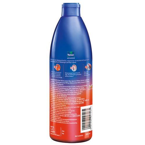 Parachute Advansed Ayurvedic Hot Hair Oil - 300 ml