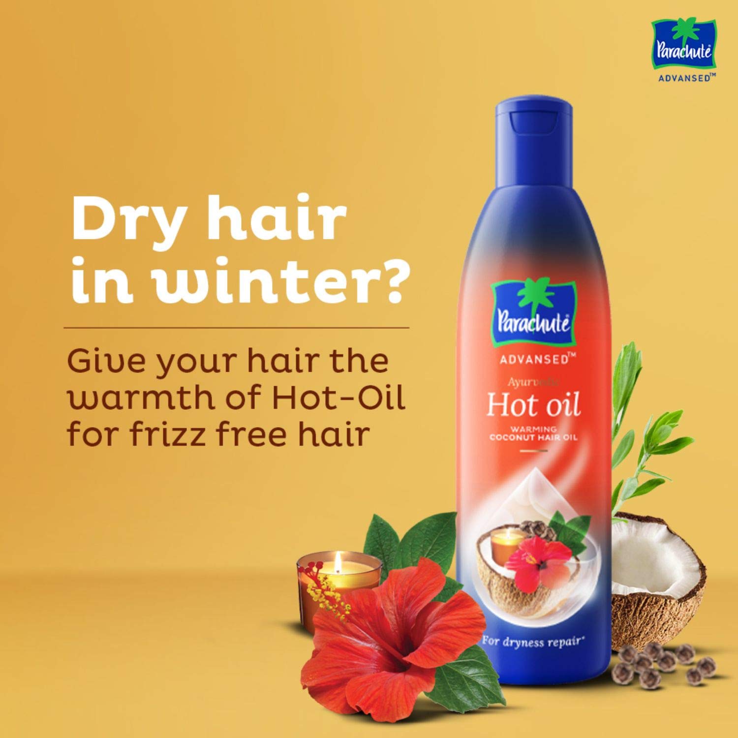 Parachute Advansed Ayurvedic Hot Hair Oil - 300 ml