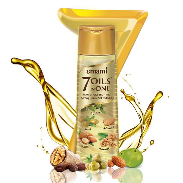 Emami 7 Oils In One Non-Sticky Hair Oil - 100 ml