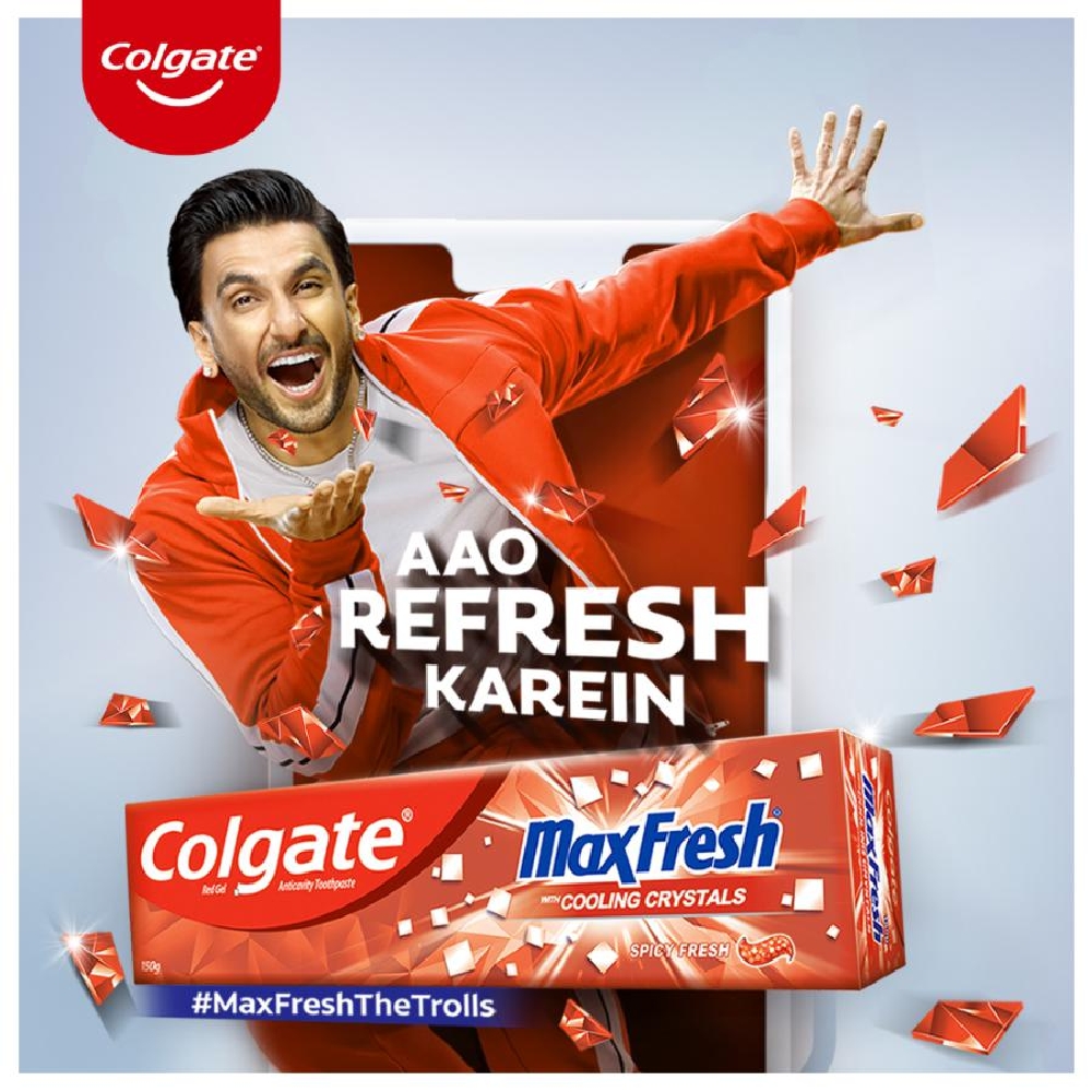 Colgate MaxFresh Red Gel Toothpaste (Spicy Fresh) - 300 g