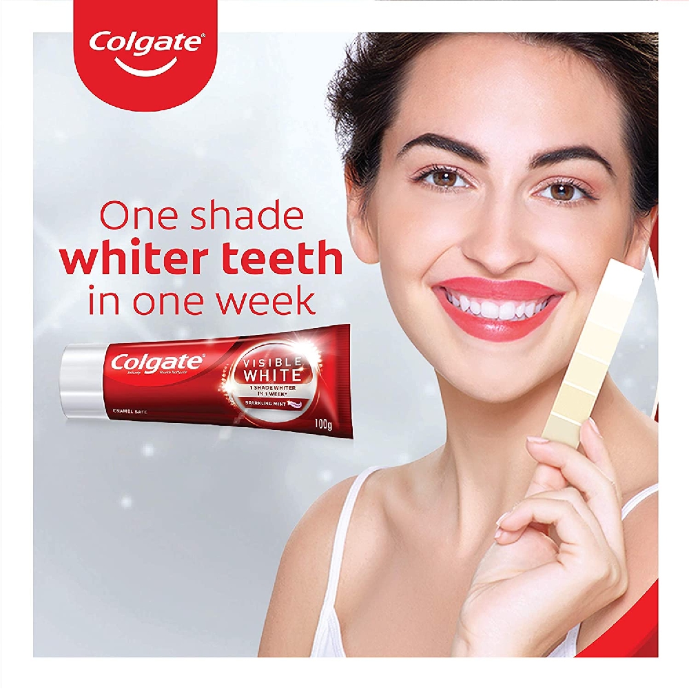 Colgate Visible White Sparkling Mint Toothpaste - 50 g