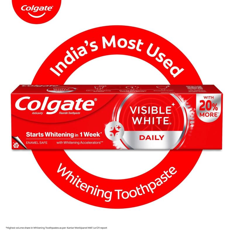 Colgate Visible White Sparkling Mint Toothpaste - 100 g