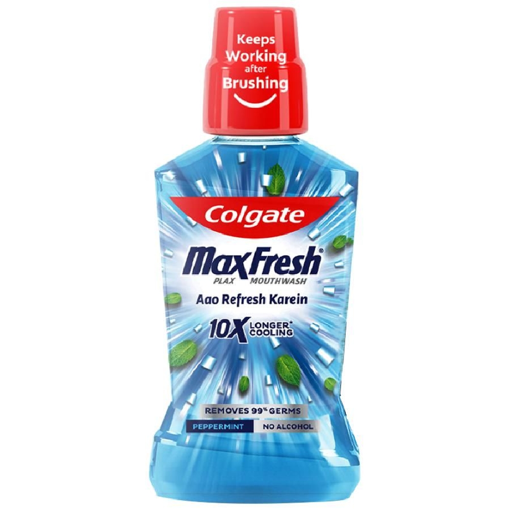 Colgate Mouthwash - MaxFresh Plax Peppermint - 250 ml