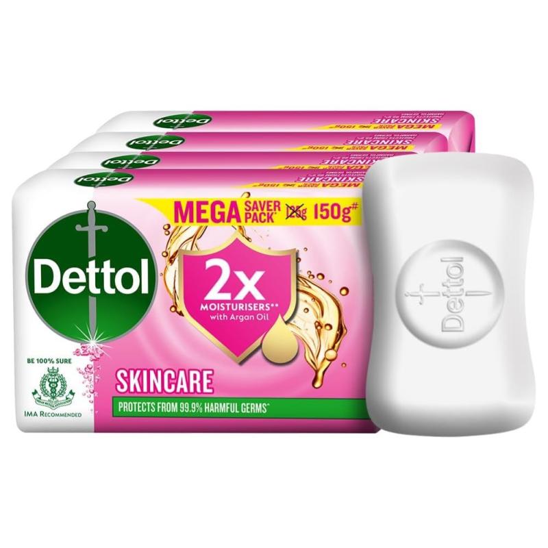 Dettol Skincare Soap - 4x125 g