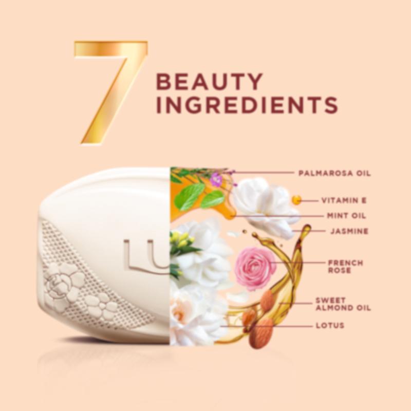 Lux - Jasmine & Vitamin E Beauty Soap  Glowing Skin - 4x100 g