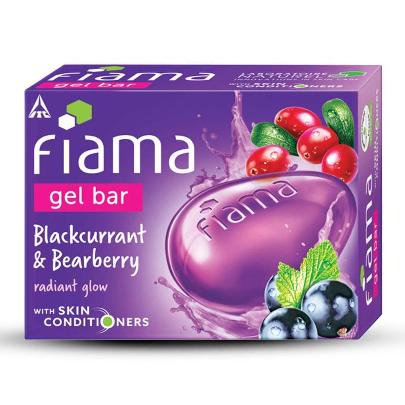 Fiama Blackcurrant  &  Bearberry Gel Bar - 3x125 g