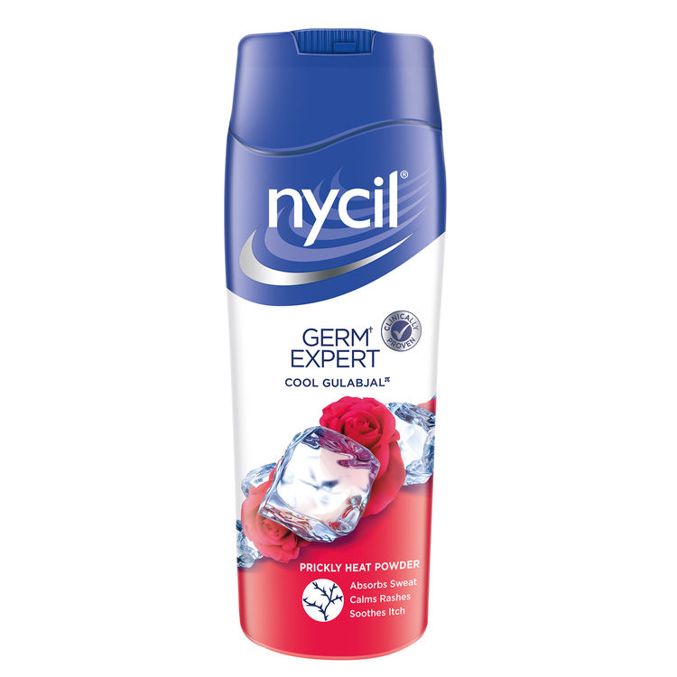 Nycil Prickly Heat Powder - Cool Gulabjal - 150 g