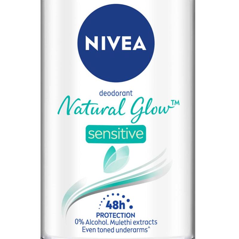 Nivea Natural Glow Smooth Skin Roll-On - 50 ml