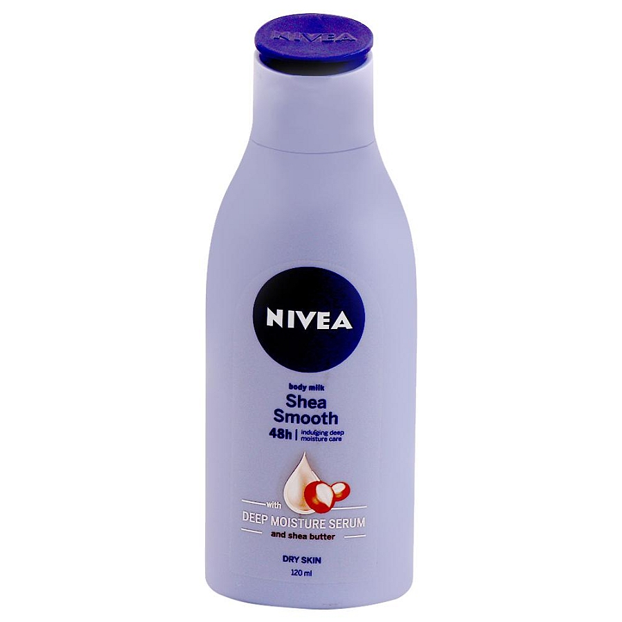 Nivea Shea Smooth Body Lotion for Dry Skin - 120 ml