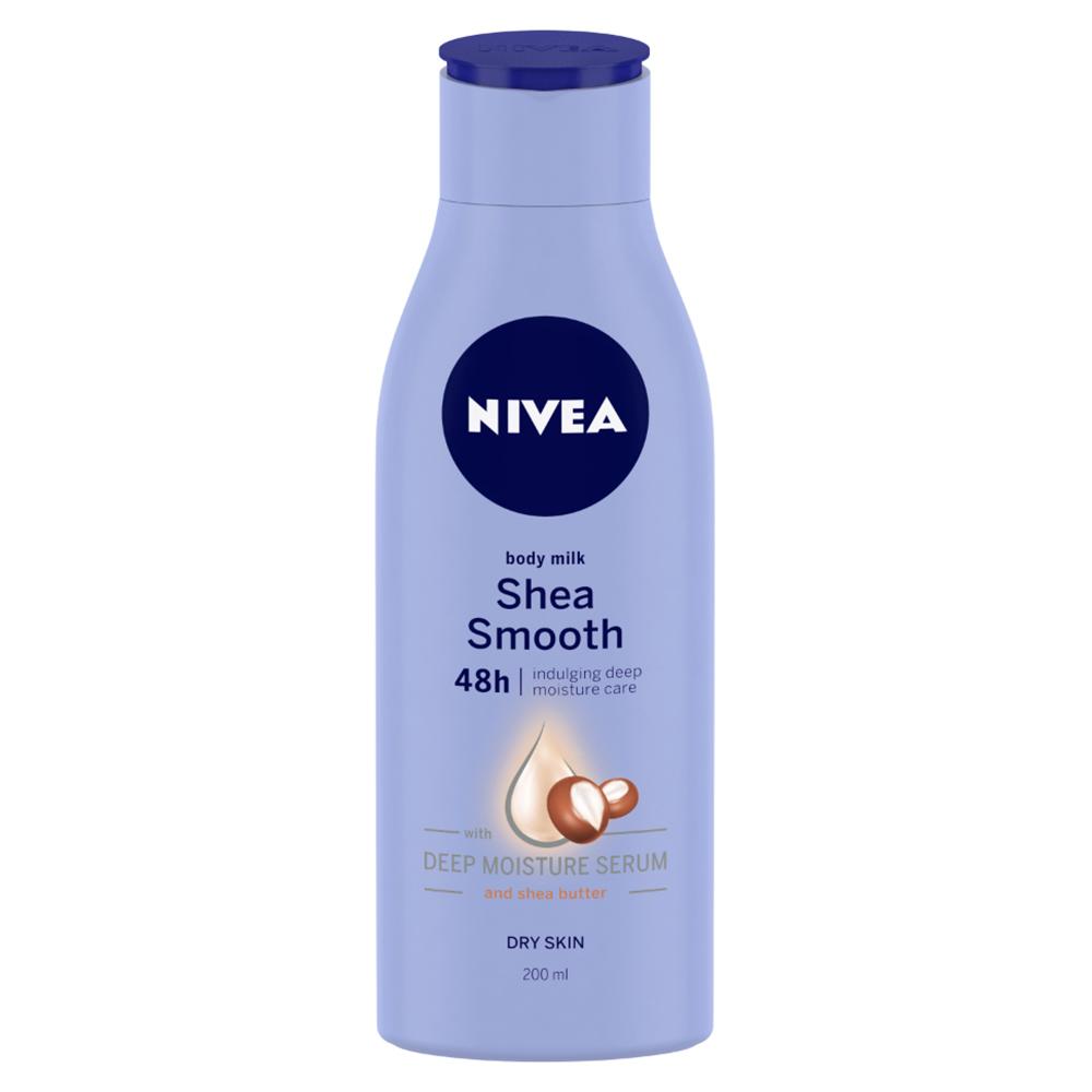 Nivea Shea Smooth Body Lotion for Dry Skin - 200 ml