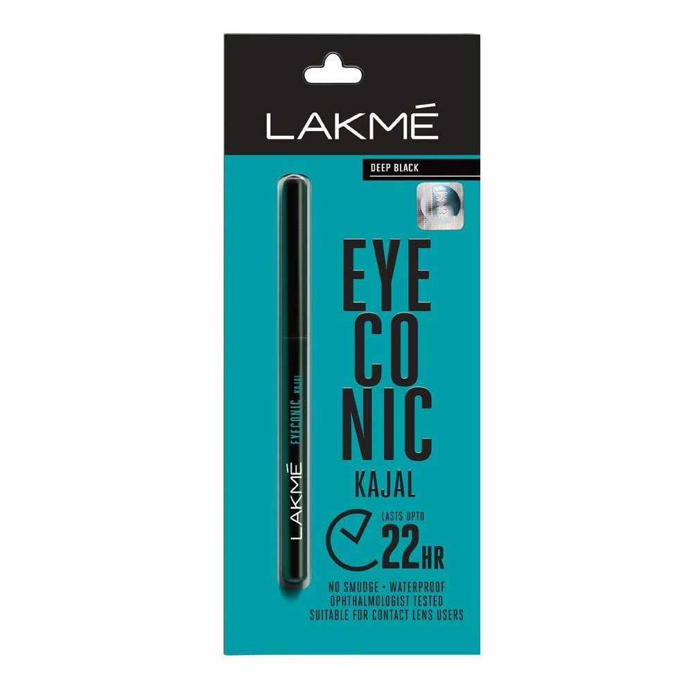 Lakme Eyeconic Kajal - Deep Black - 1 PCS