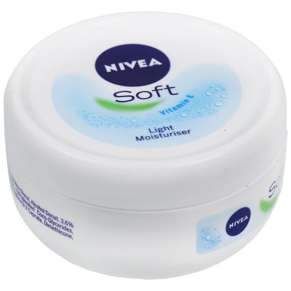 Nivea Soft Light Moisturiser(White) - 200 ml
