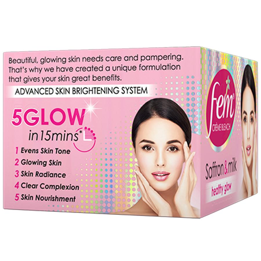 Fem Fairness Naturals Saffron Skin Bleach - 64 g