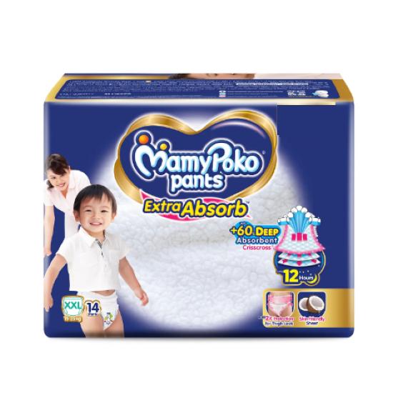 Mamypoko Pants Extra Absorb Diaper - XXL - 15 pcs