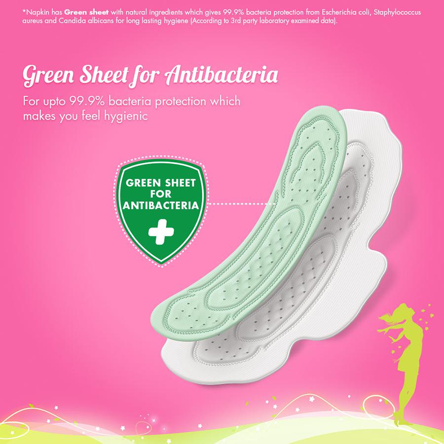 Sofy Bodyfit Antibacteria Pads - XL - 14 pcs