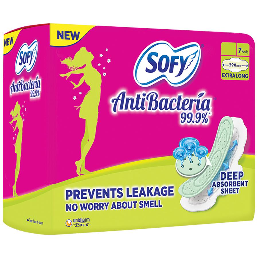 Sofy Bodyfit Antibacteria Pads - XL - 7 pcs