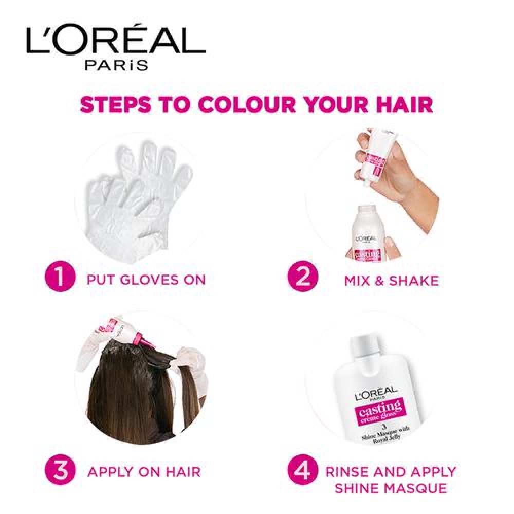Loreal Paris Excellence Creme Hair Color-(4.25 Aishwarya's Brown) - 72 ml + 100 g
