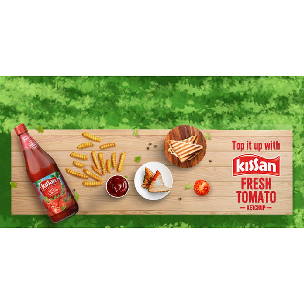 Kissan Fresh Tomato Ketchup (Bottle) - 1 kg