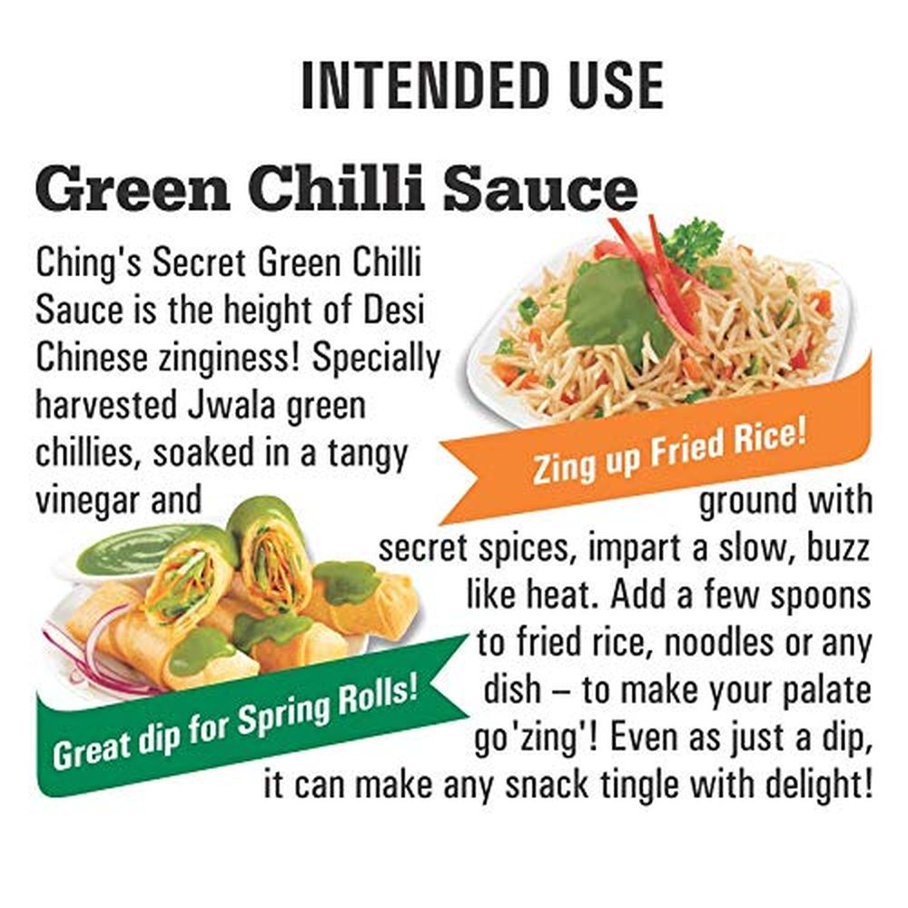 Ching's Green Chilli Sauce (Pouch) - 90 g