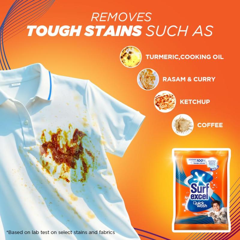 Surf Excel Quick Wash Detergent Powder - 2 kg