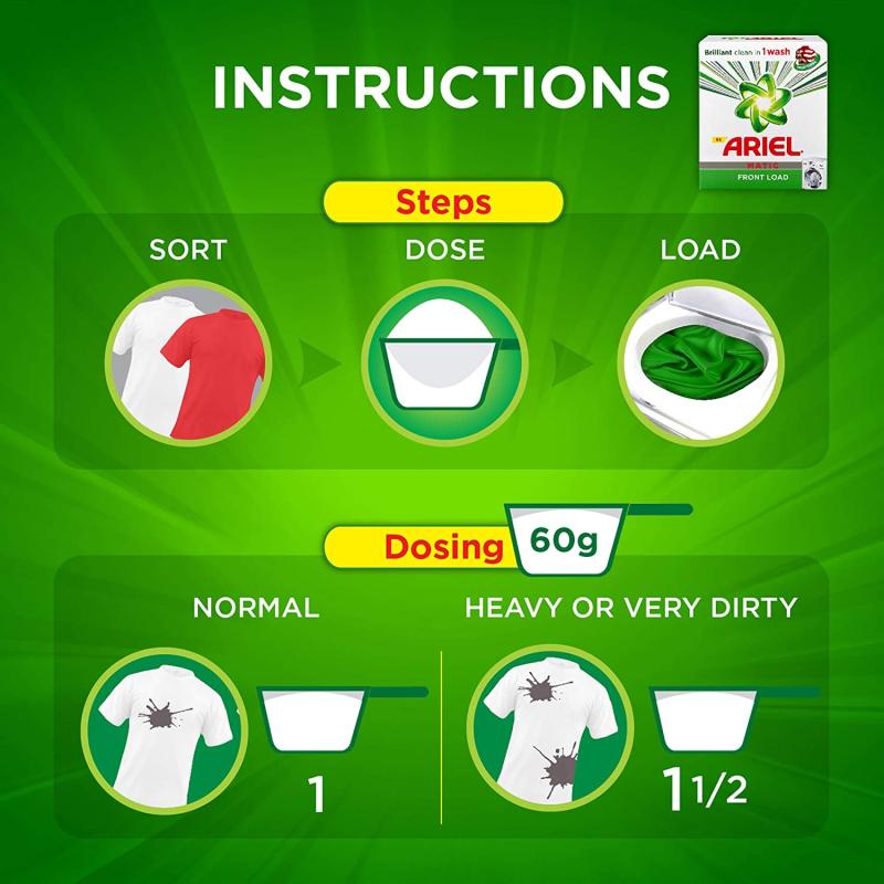 Ariel Matic Front Load Detergent Washing Powder - 2 kg