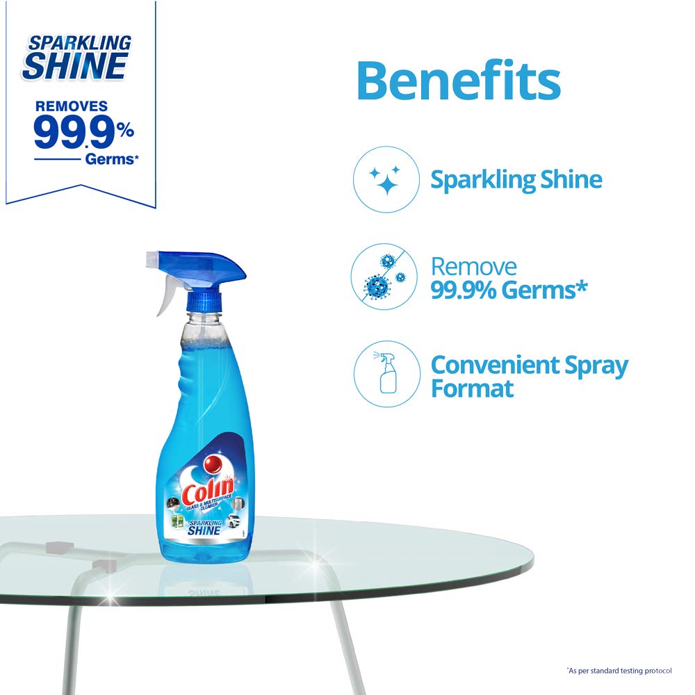 Colin Glass Cleaner Liquid - 500 ml