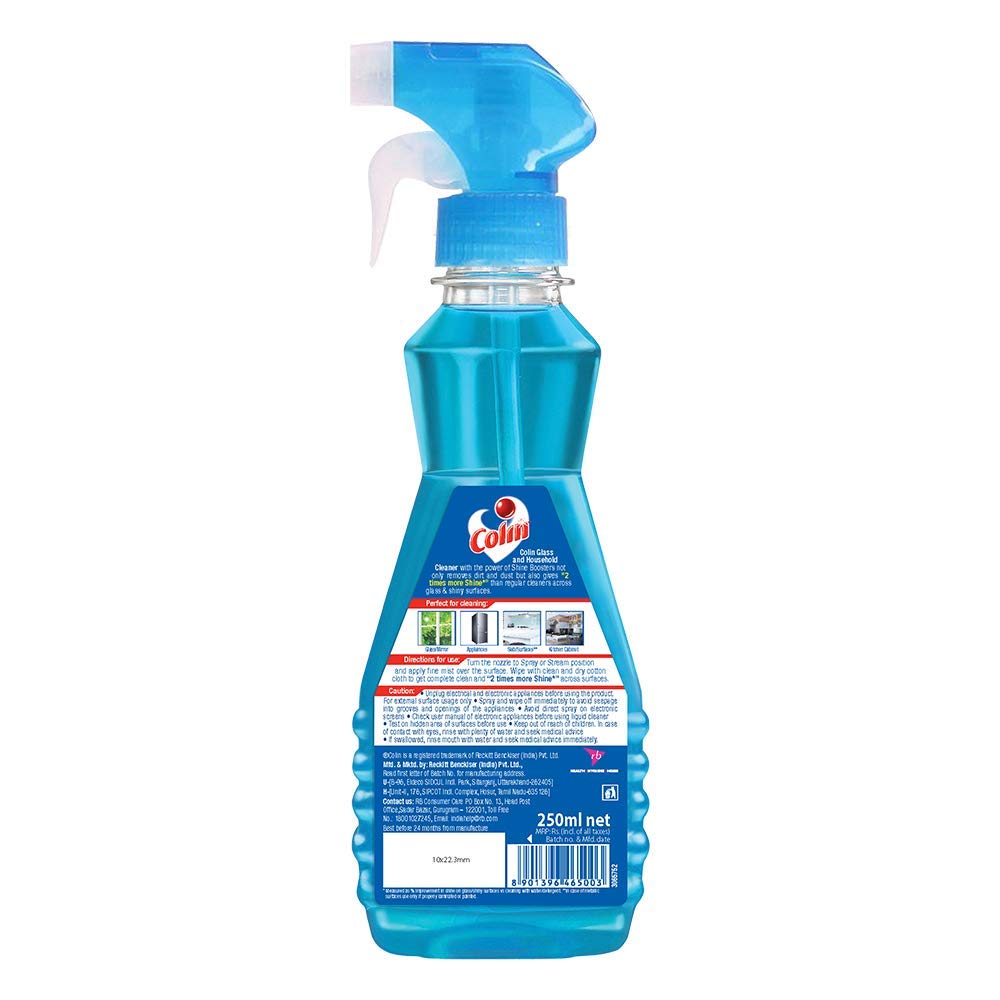 Colin Glass Cleaner Liquid - 250 ml