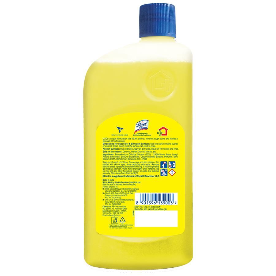 Lizol Floor Cleaner Liquid - Citrus - 1 L