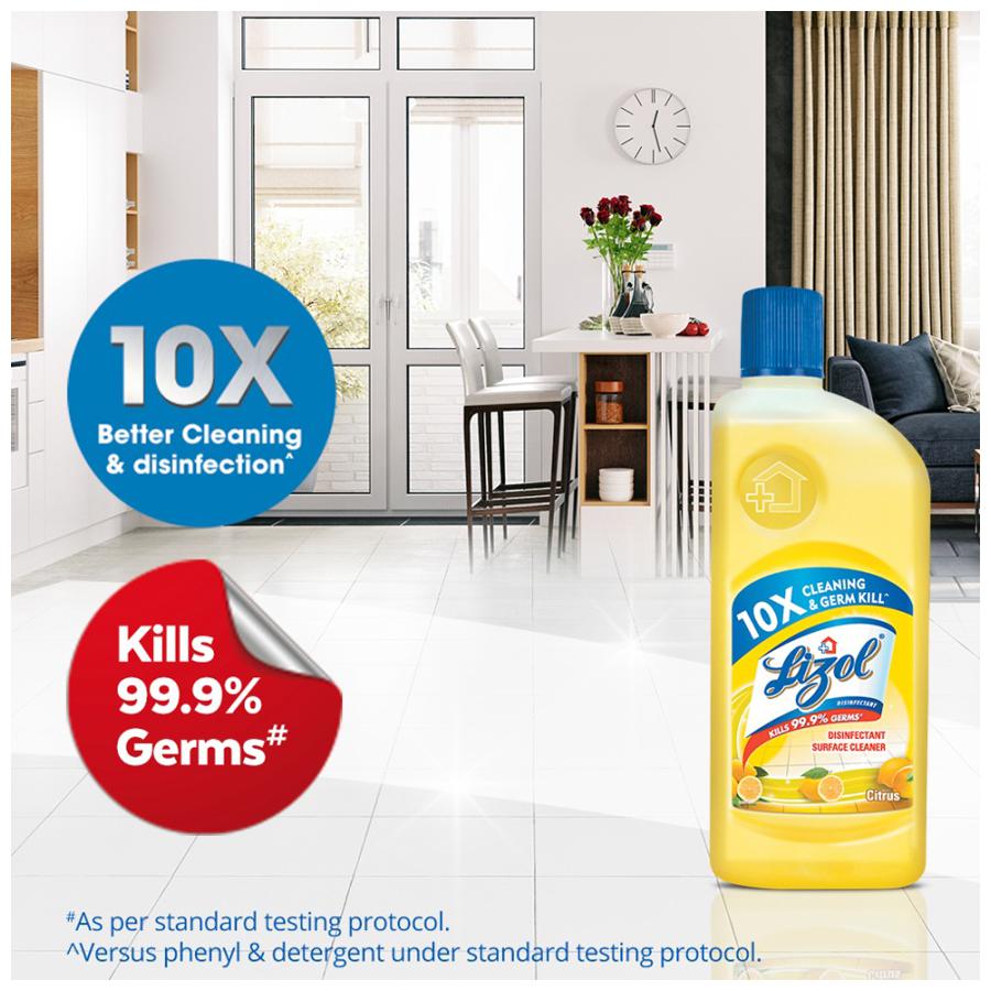Lizol Floor Cleaner Liquid - Citrus - 200 ml