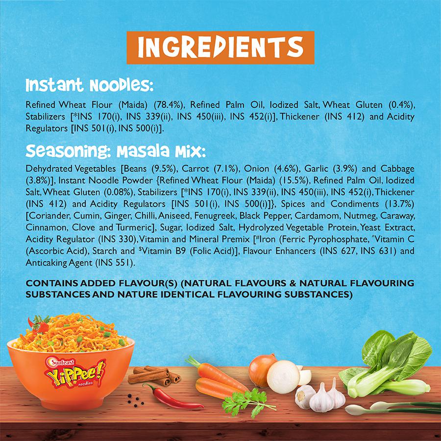 Sunfeast YiPPee Noodles Magic Masala - 60 g