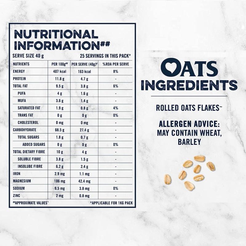 Quaker Oats - 1.5 kg
