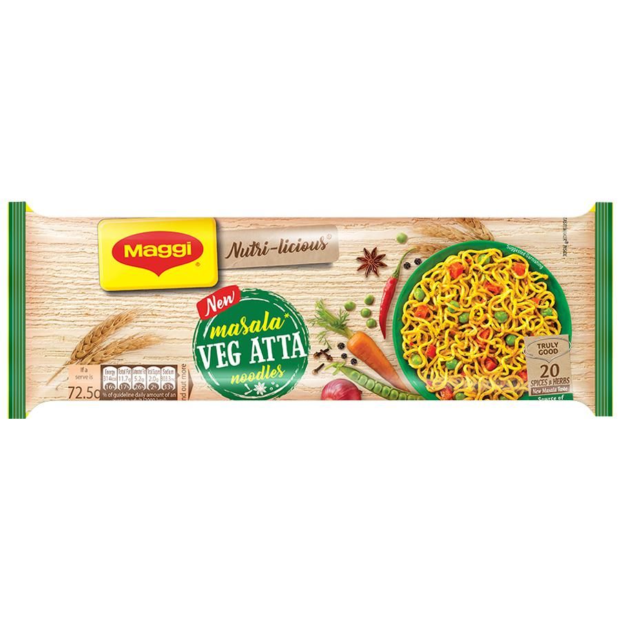 Maggi Masala Veg Atta Noodles - 290 g