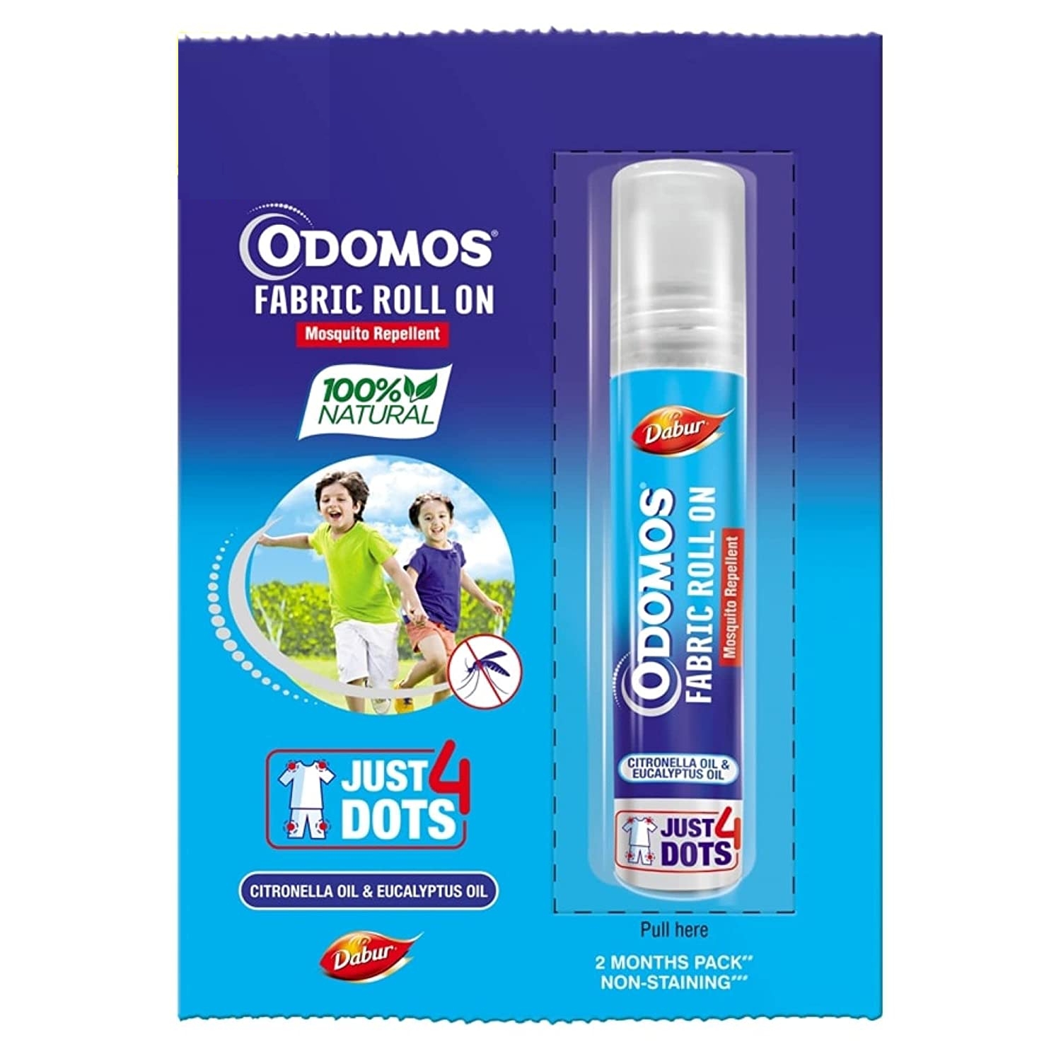 Odomos Mosquito Repellent - Fabric Roll-on - 8 ml