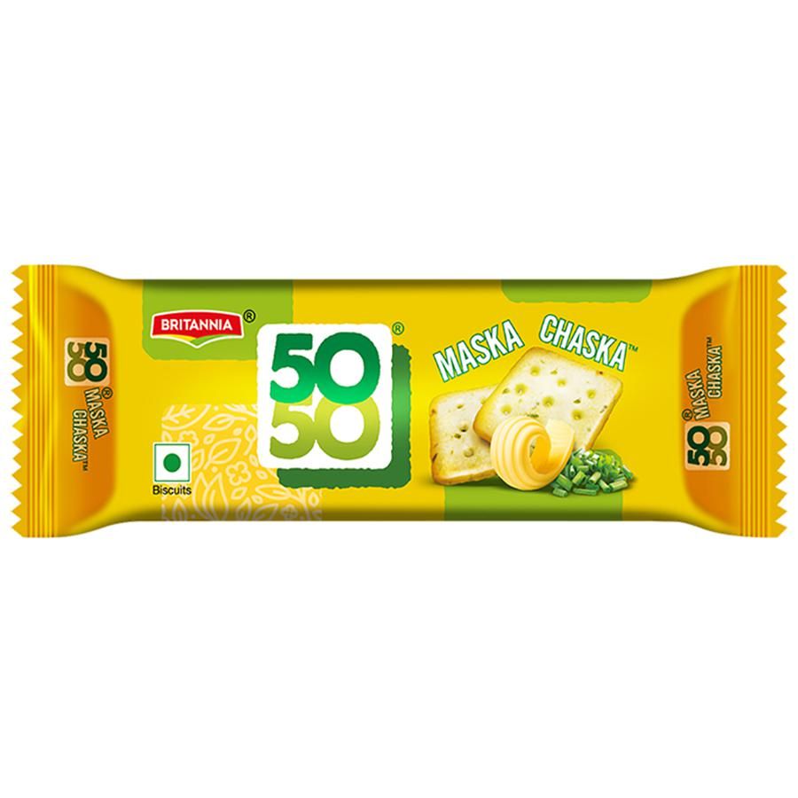 Britannia 50 50 Maska Chaska Biscuit - 45.5 g