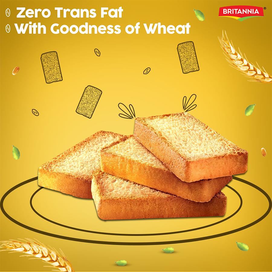 Britannia Toastea Premium Bake Rusk - 250 g