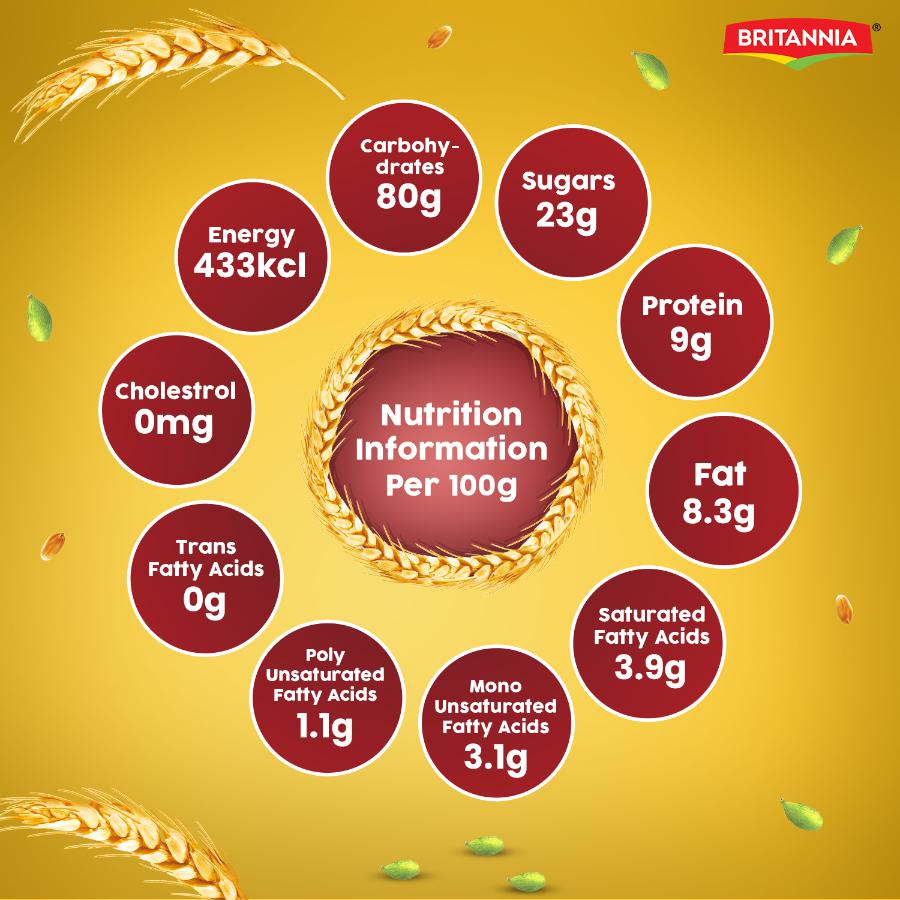 Britannia Toastea Premium Bake Rusk - 182 g