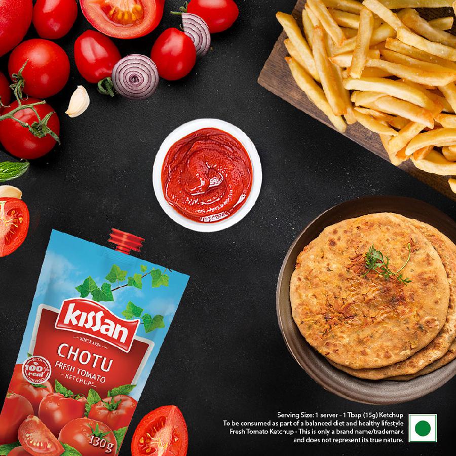 kissan chotu Fresh Tomato Ketchup - 130 g