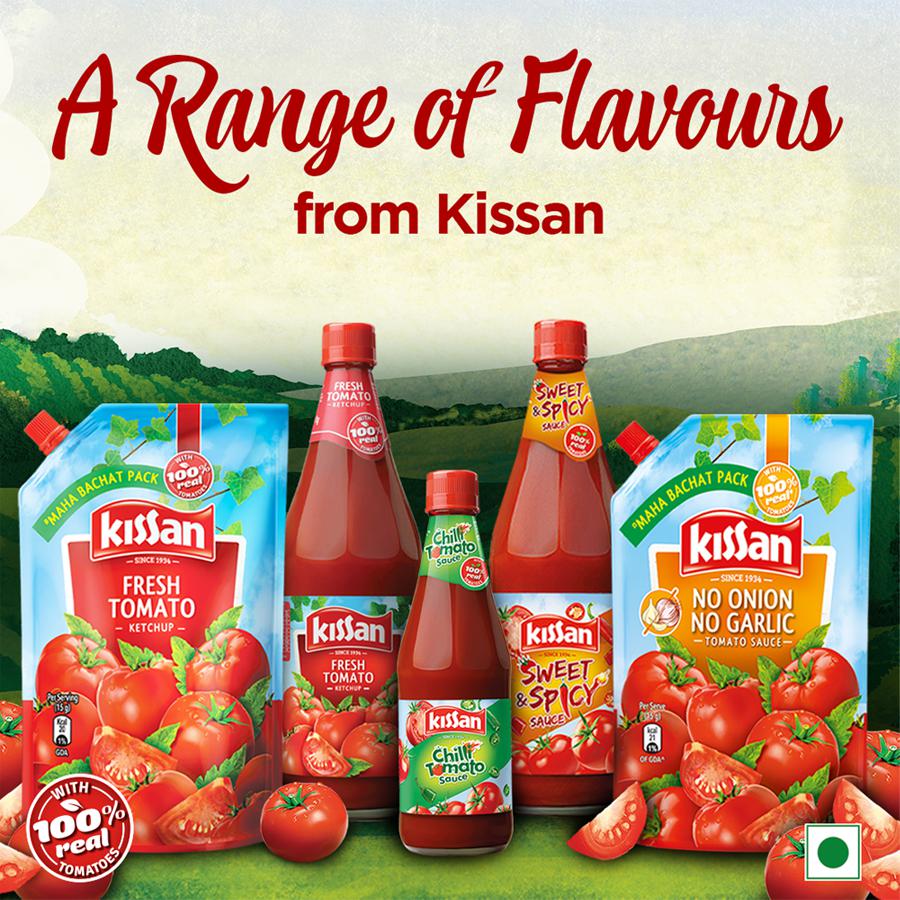Kissan Chilli Tomato Sauce (Bottle) - 500 g