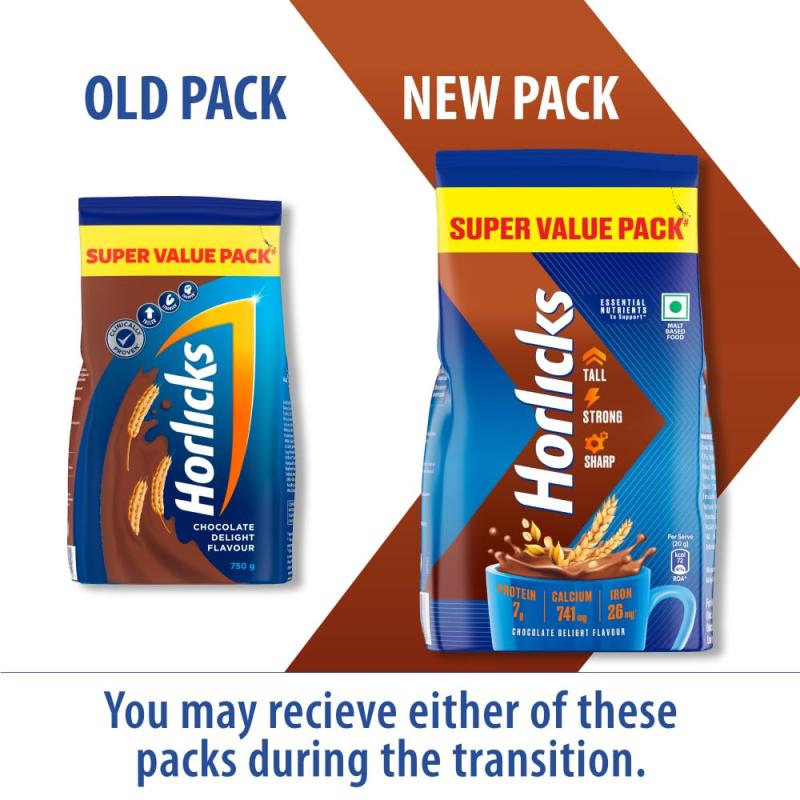 Horlicks Chocolate Delight - Pouch - 750 g