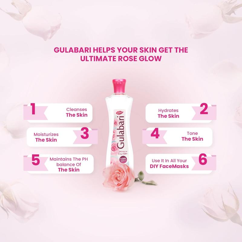 Dabur Premium Rose Water - 120 ml