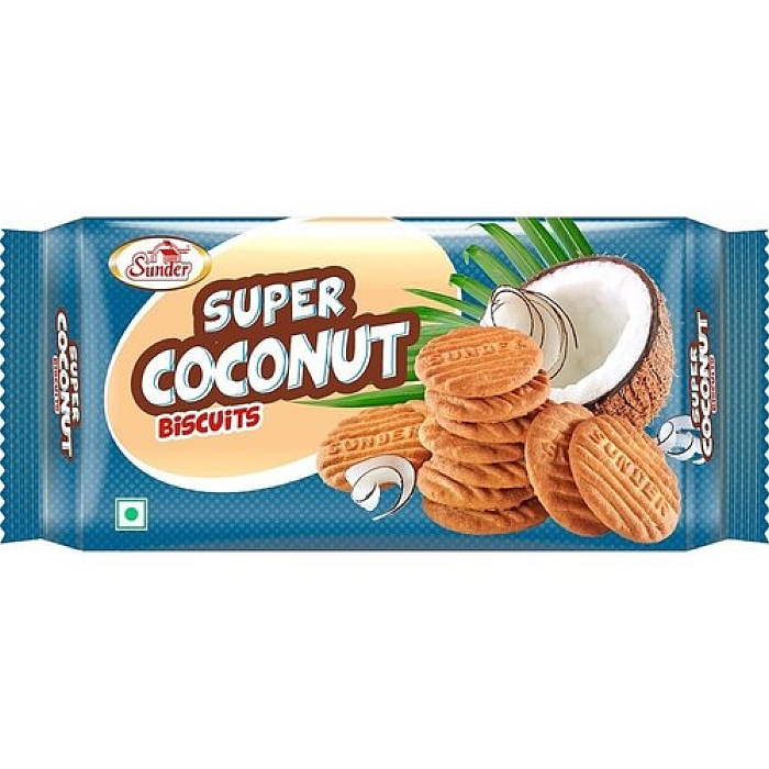 Sunder Super Coconut Biscuits - 200 g