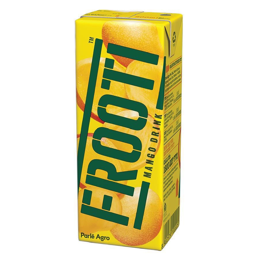 Frooti Mango Drink (Tetra Pack) - 200 ml