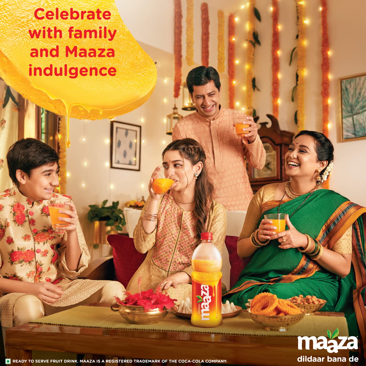 Maaza Mango Drink (Bottle) - 1.2 lit