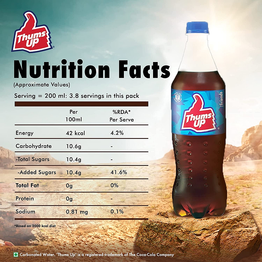 Thums Up Soft Drink - 750 ml