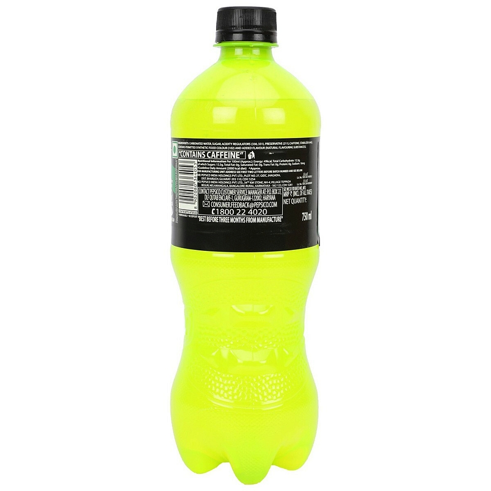 Mountain Dew Soft Drink - 750 ml
