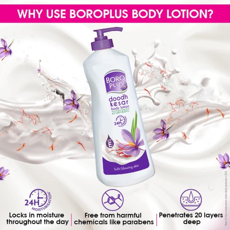 Boro Plus Doodh Kesar Body Lotion - 400 ml