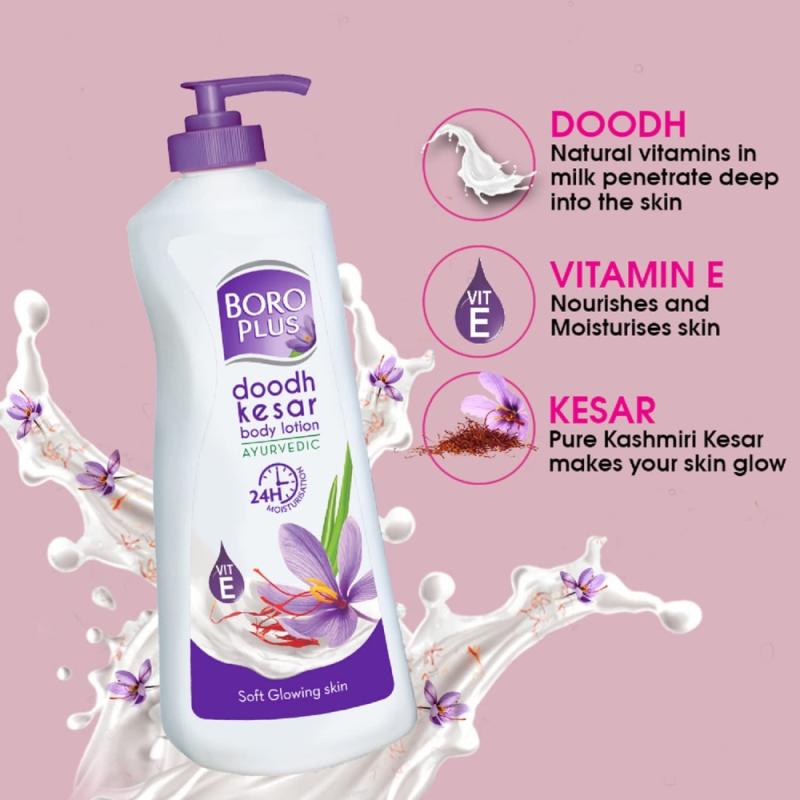 Boro Plus Doodh Kesar Body Lotion - 400 ml