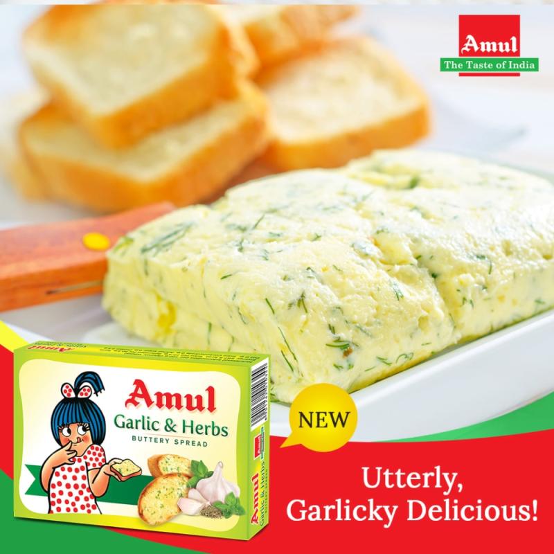 Amul Garlic & Herbs Butter - 100 g