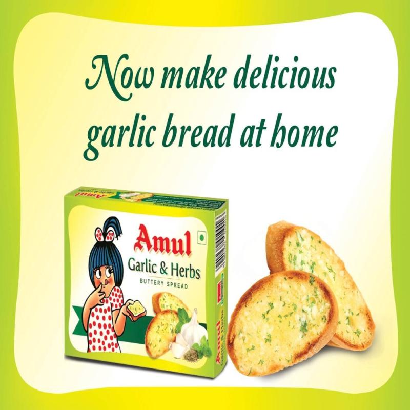 Amul Garlic & Herbs Butter - 100 g